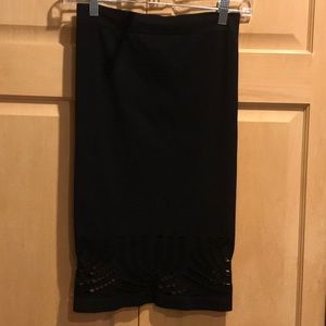 New Bebe black skirt